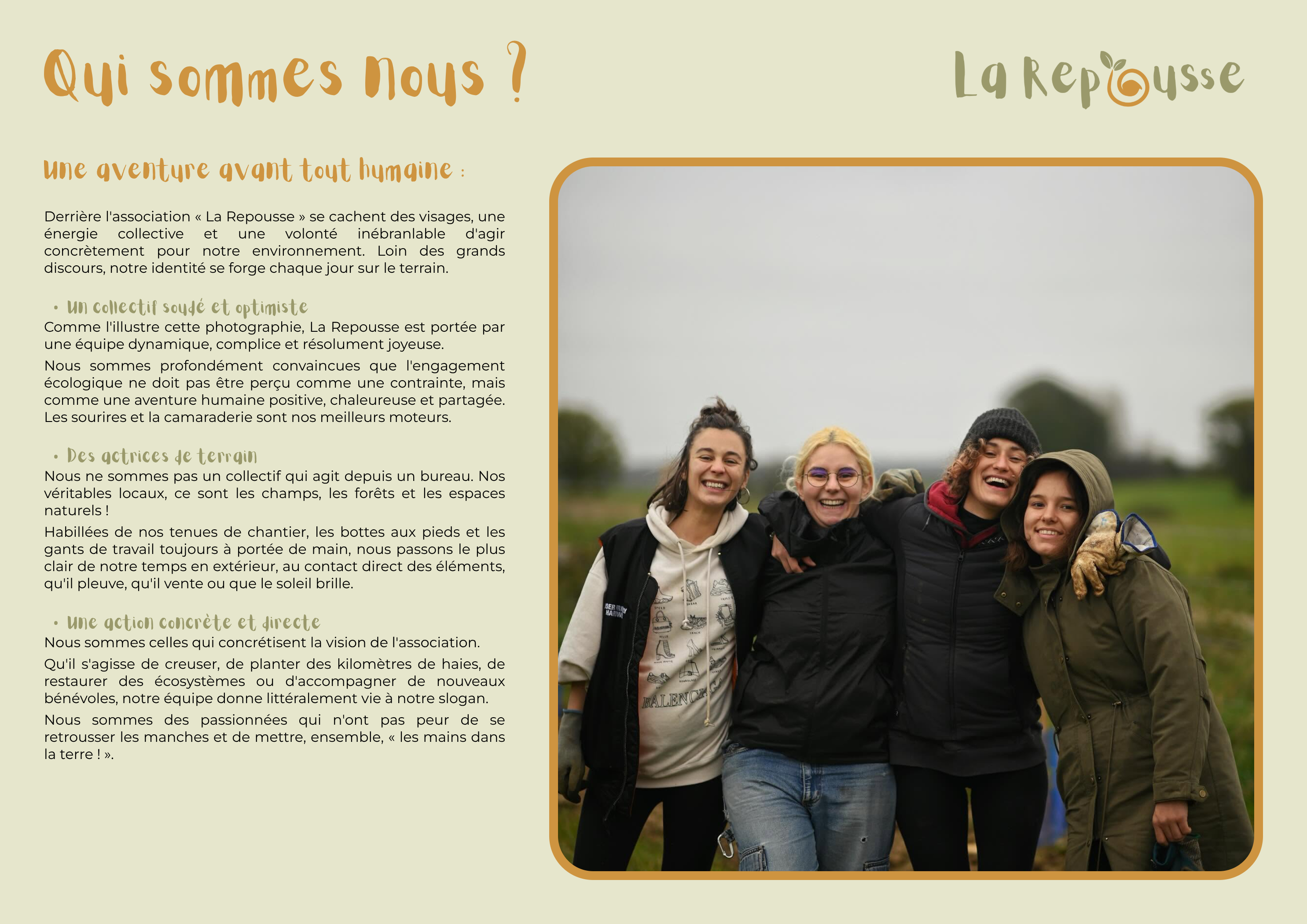 Extrait de la brochure La Repousse - Page 1
