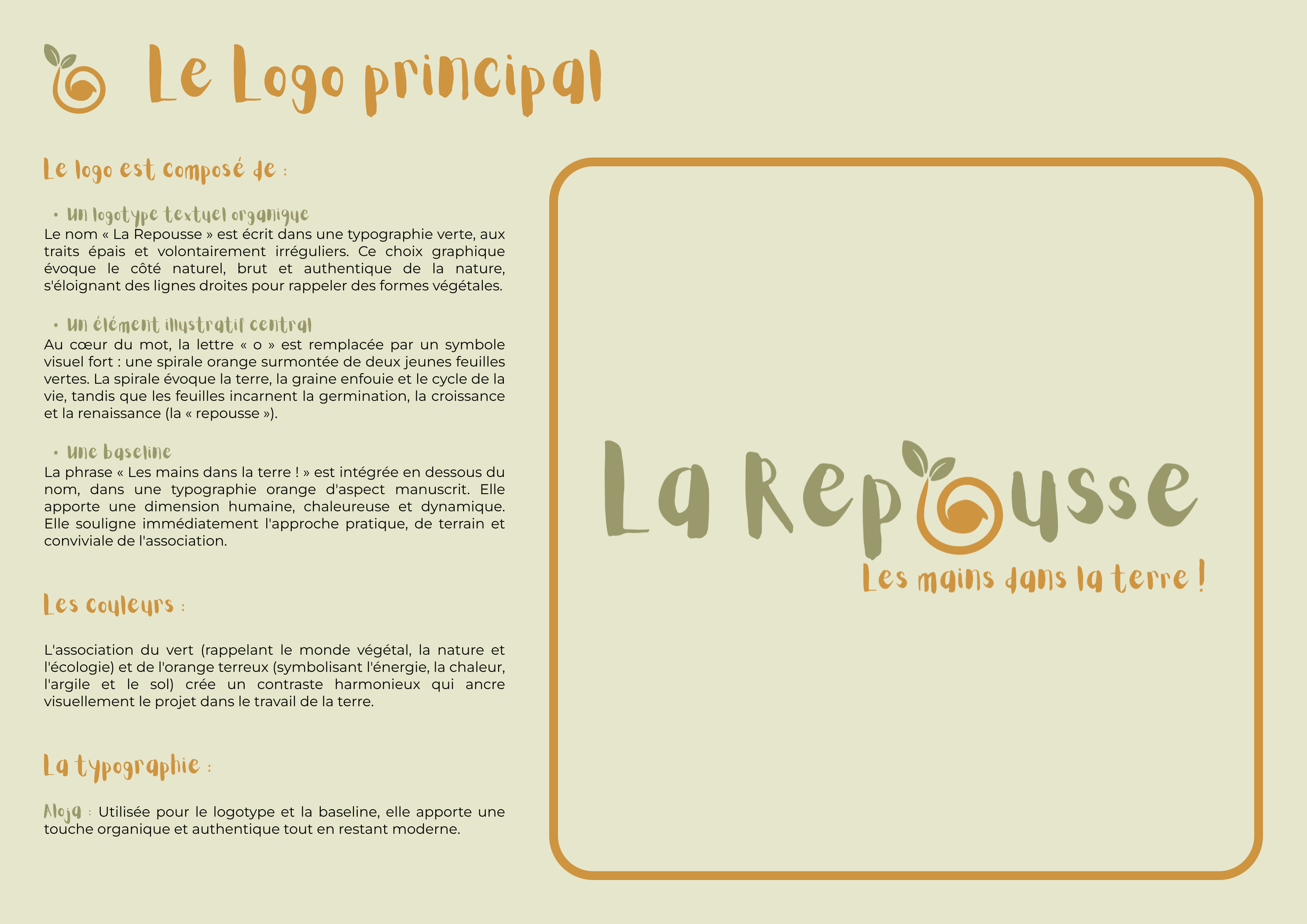 Charte graphique La Repousse - Page 1