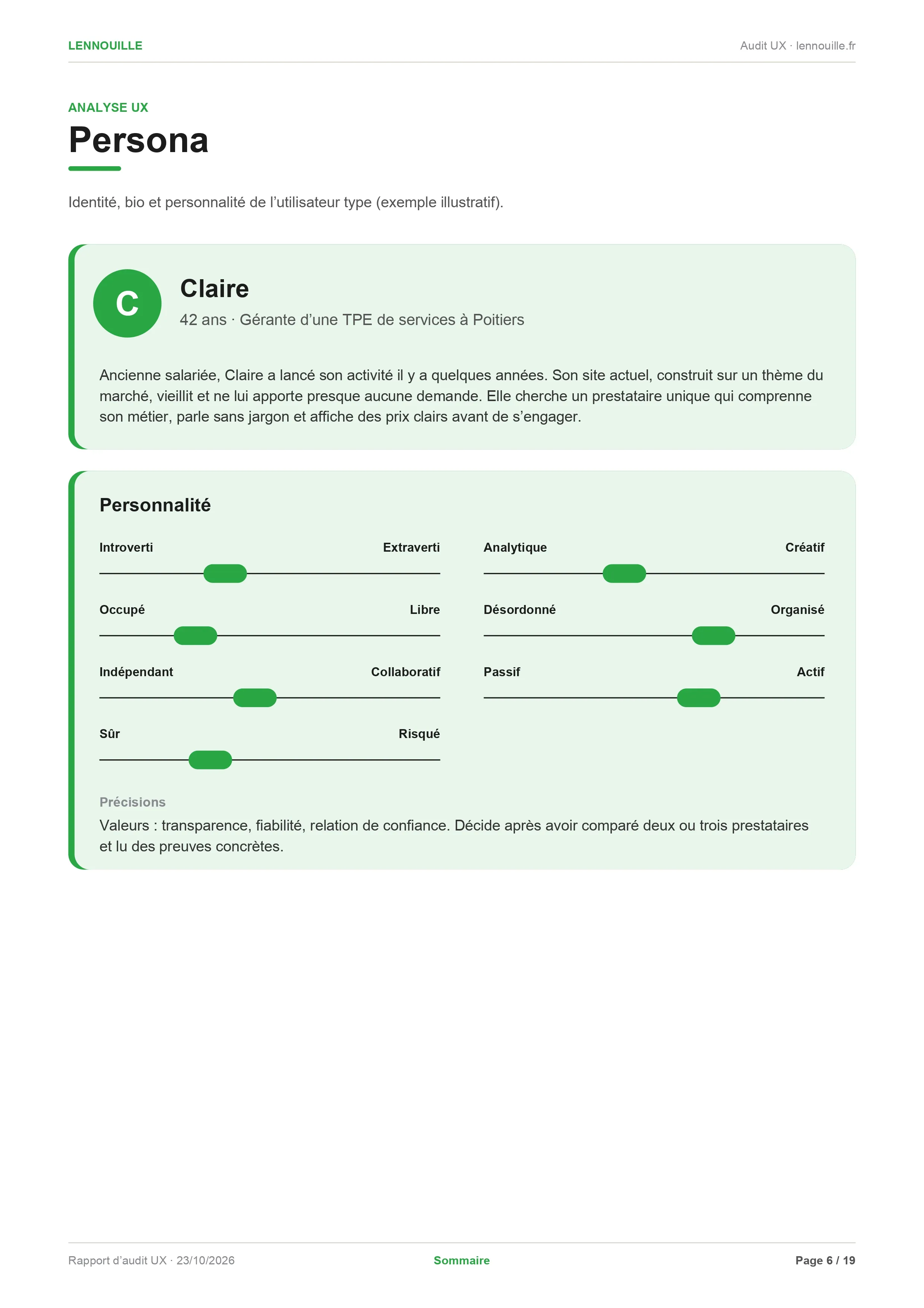 Rapport Lennouille - Page 1