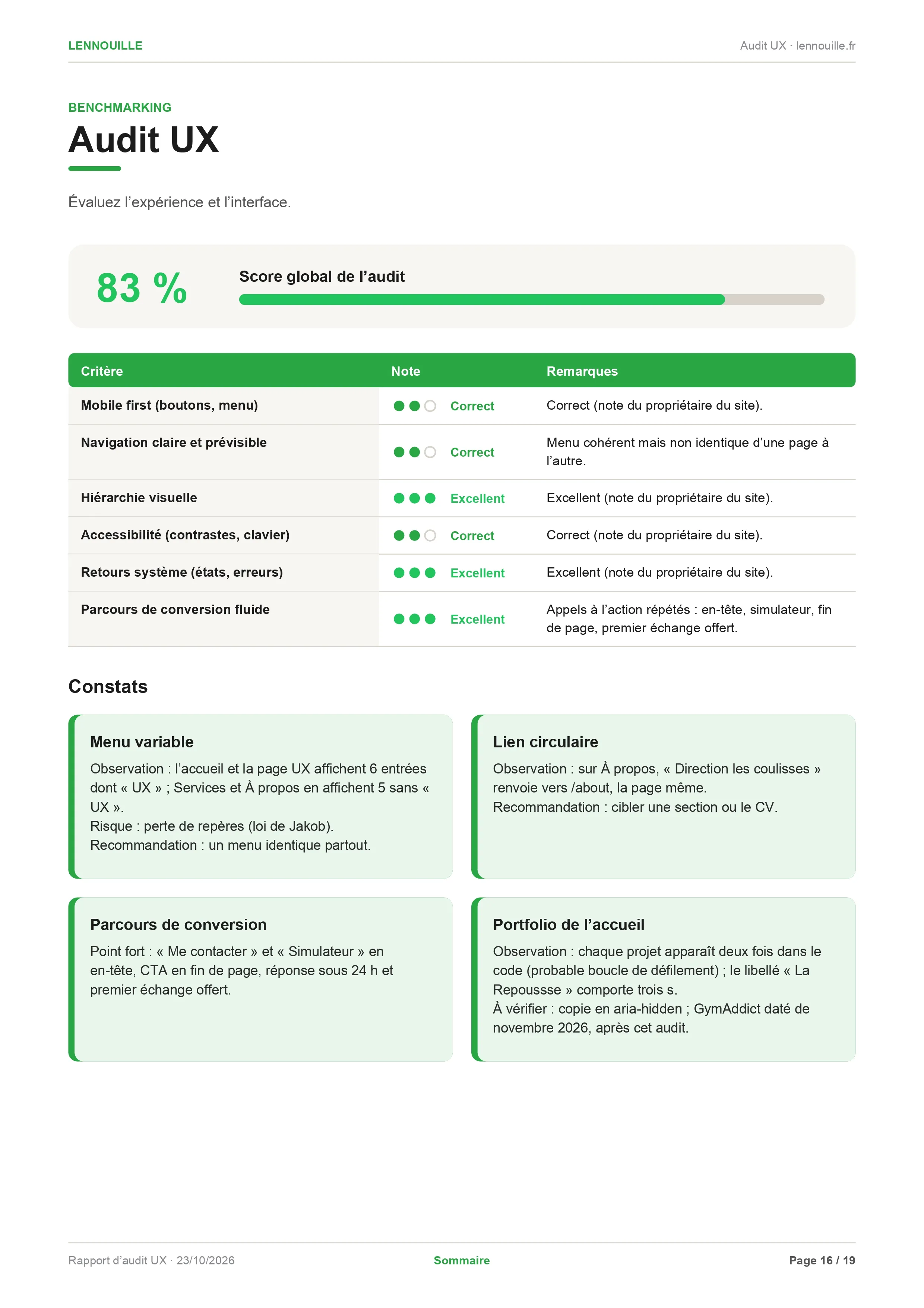 Rapport Lennouille - Page 5