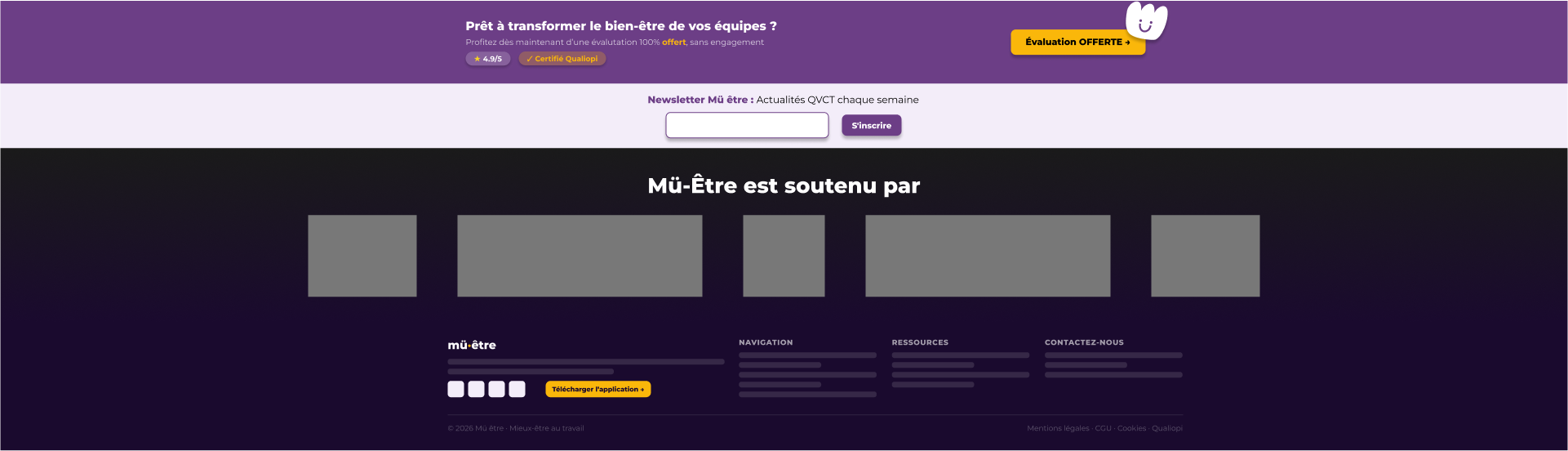 Nouvelle version du footer