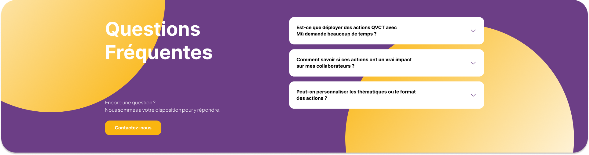 Nouvelle version du bloc FAQ