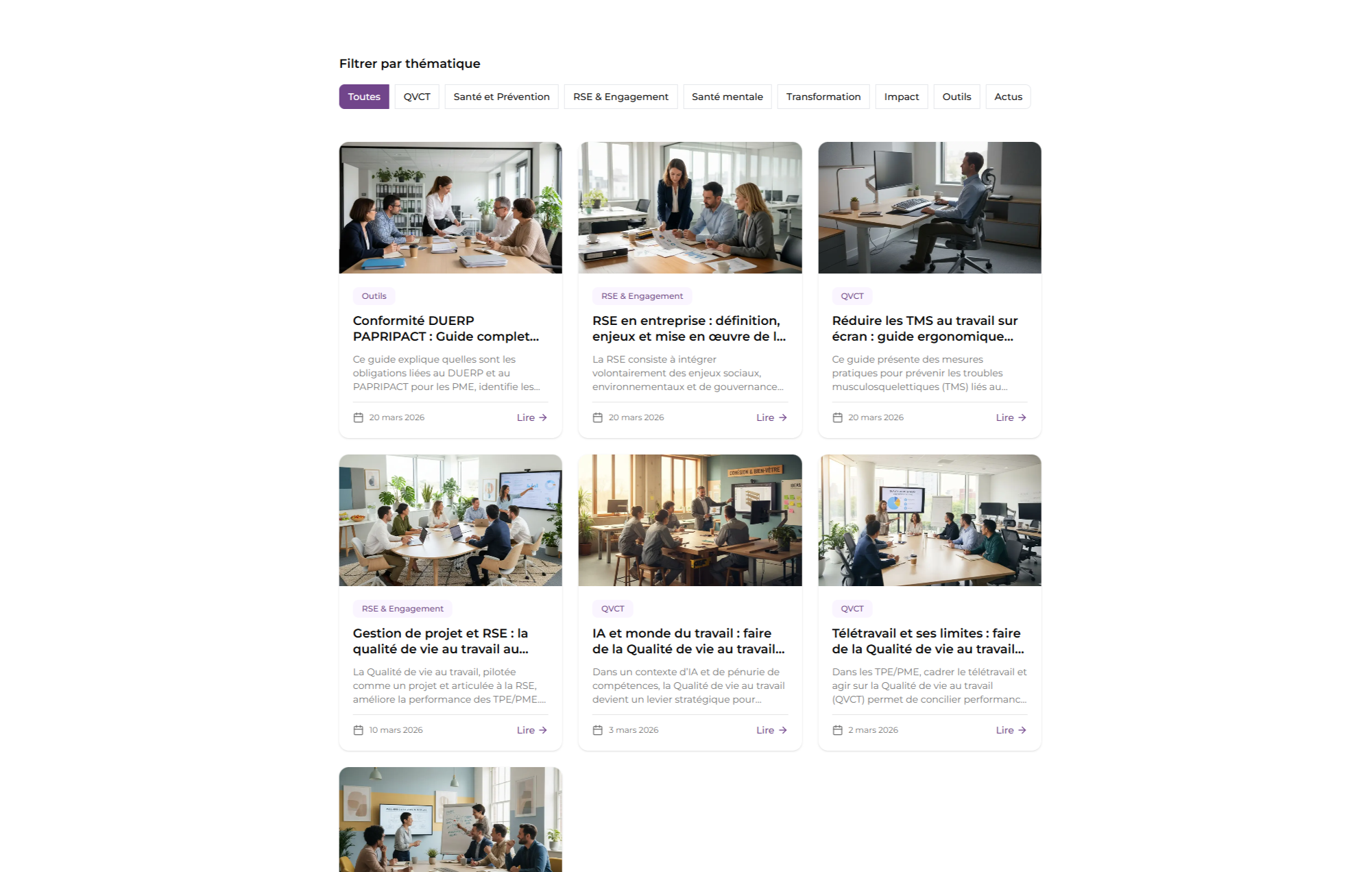 Ancienne version des articles de blog