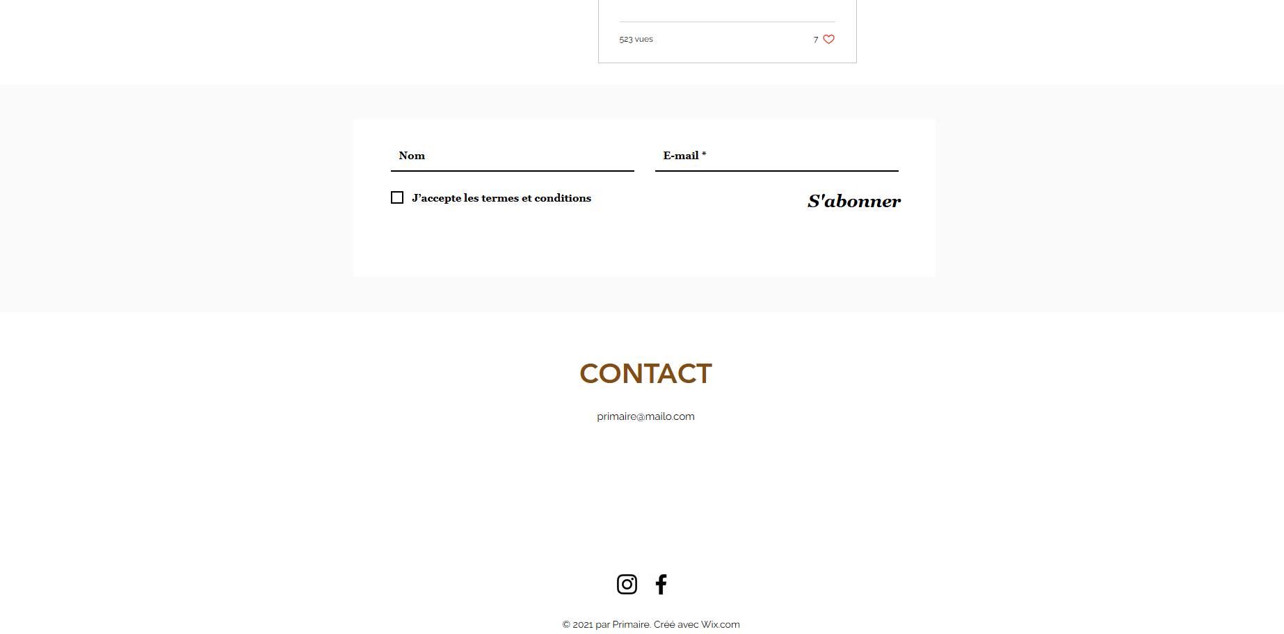 Ancienne version du footer
