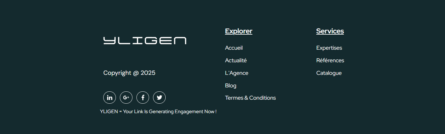 Nouvelle version du footer